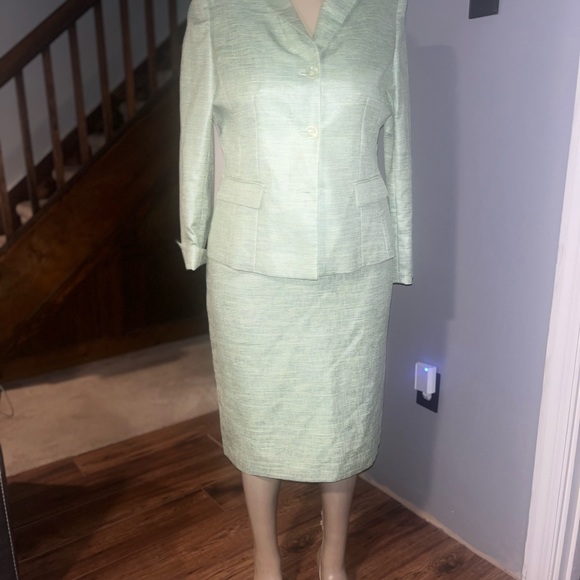 Kasper | Skirts | Kasper Mint Green Skirt Suit 4 | Poshmark